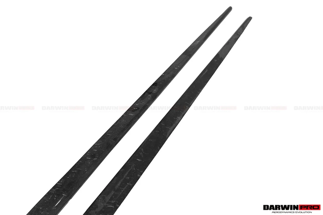 2014-2021 Mercedes Benz C217 S63/S65 AMG Coupe Carbon Fiber Side Skirts Extension