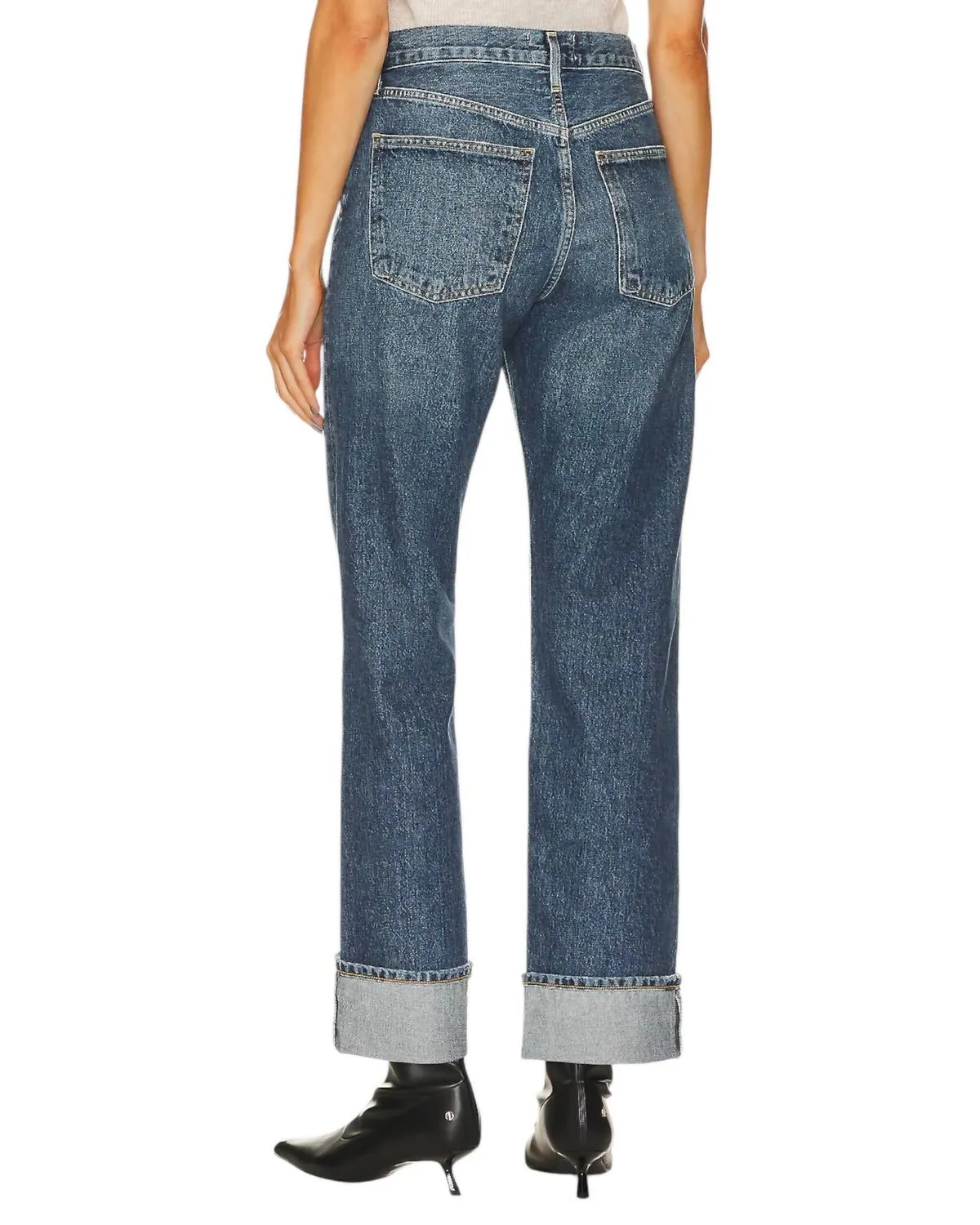 Agolde - Fran Low Slung Straight Jeans