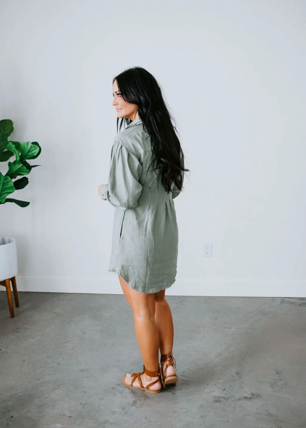 Annette Button Down Dress