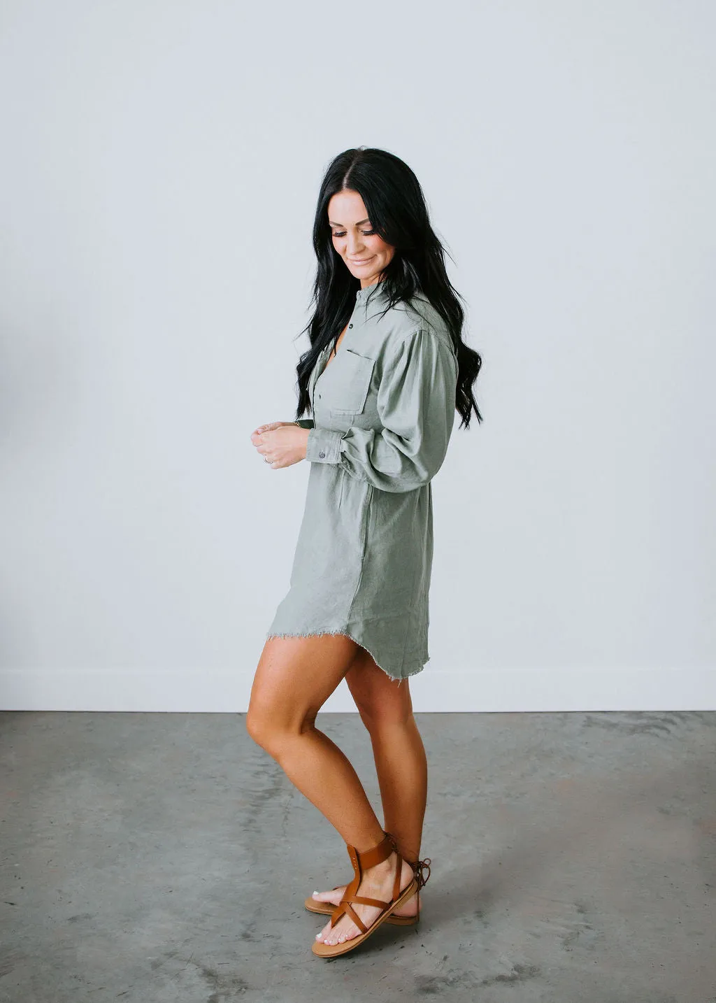 Annette Button Down Dress
