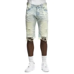 Basic Jean Shorts - Baltic Blue