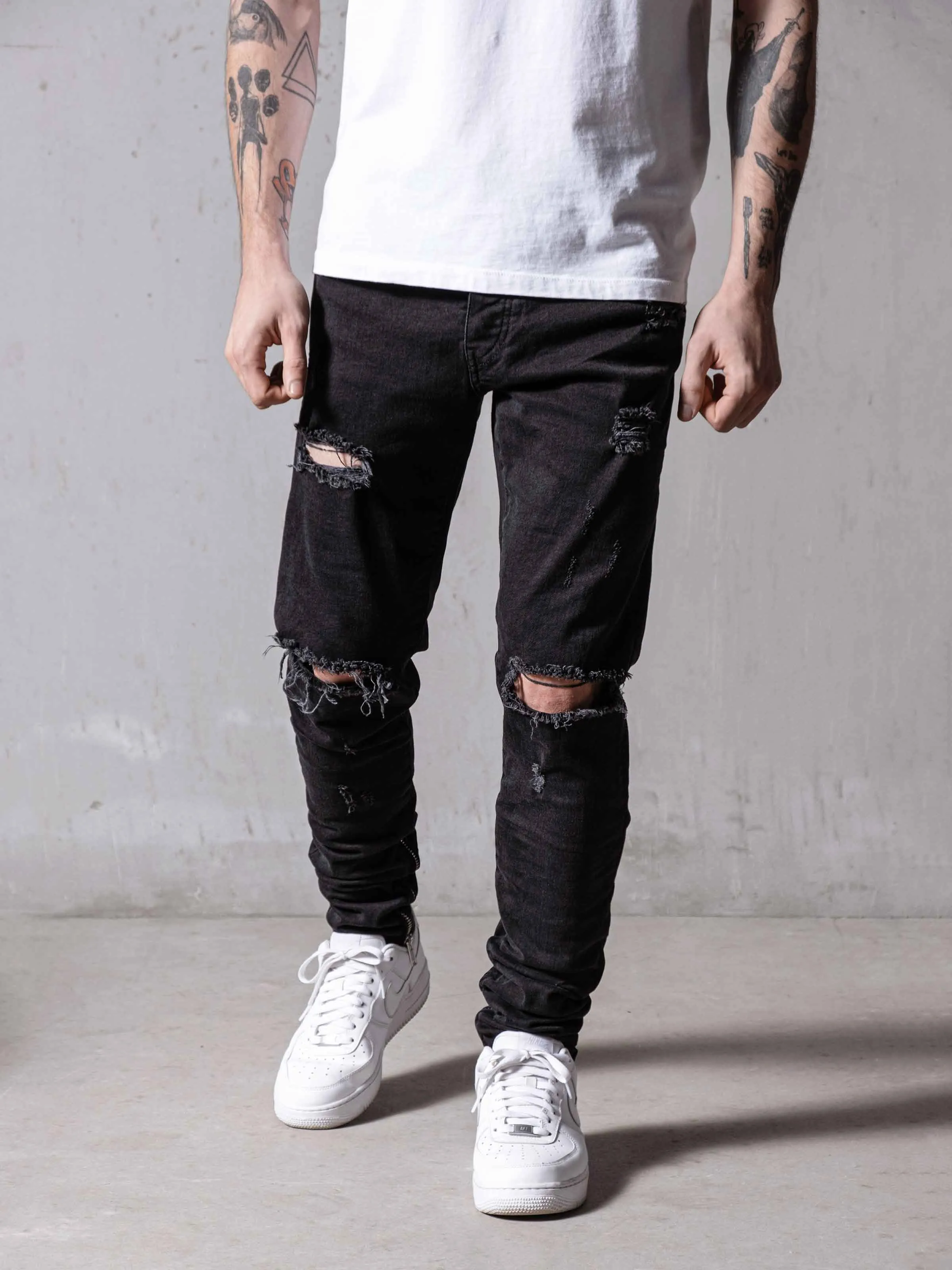 Black Mono Essential Jeans