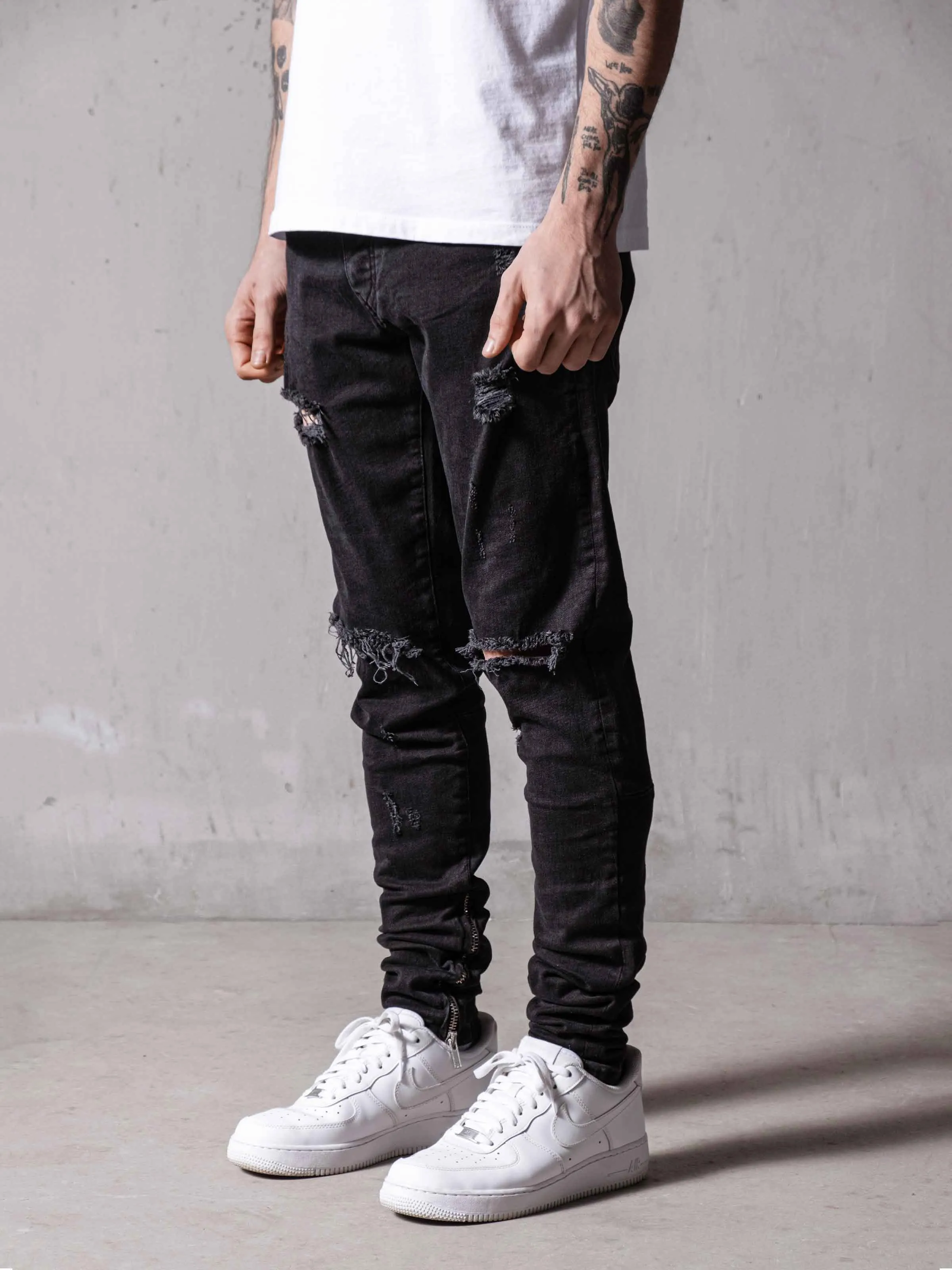 Black Mono Essential Jeans
