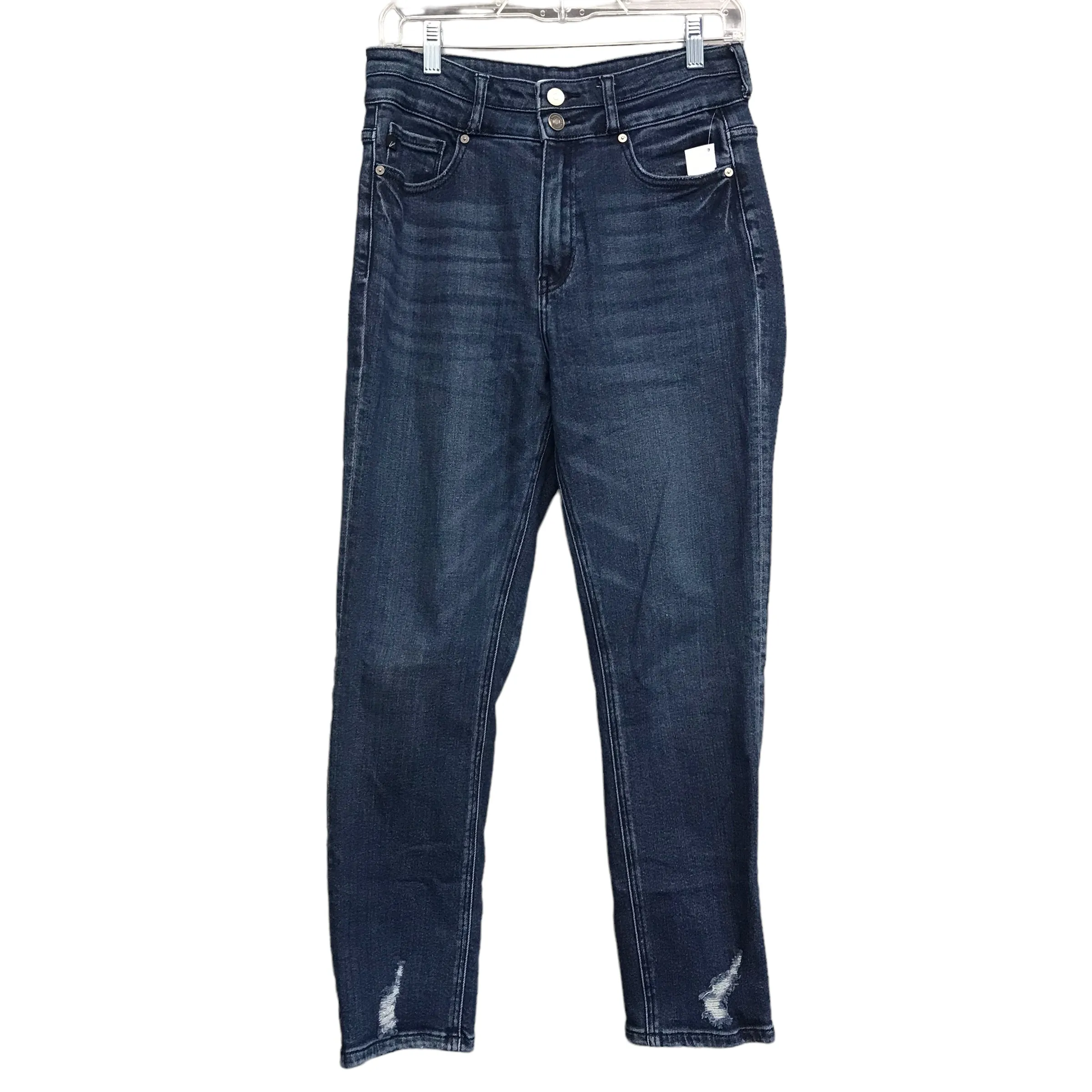 BLUE DENIM JEANS STRAIGHT by KANCAN Size:8