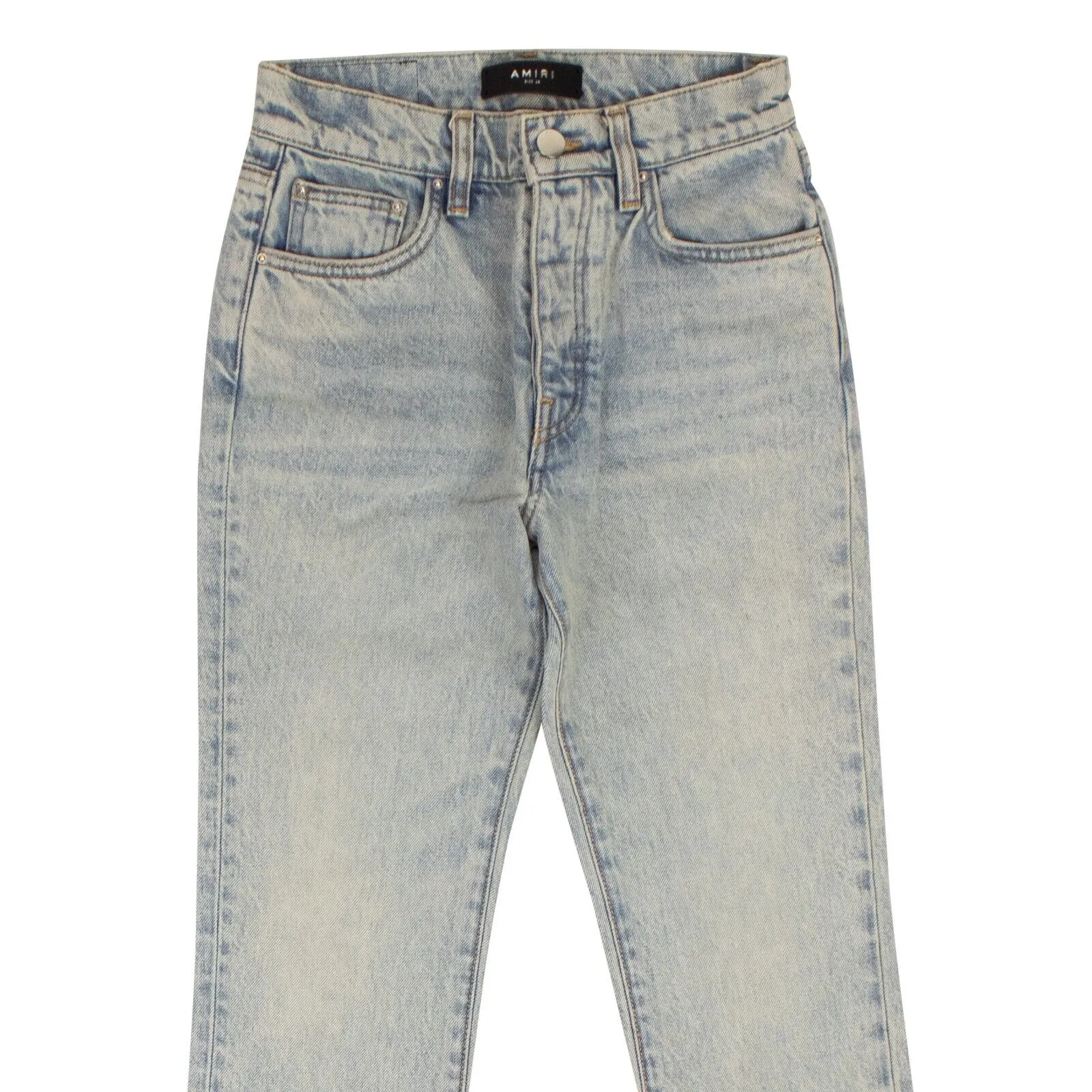 Blue Straight Flare Jeans
