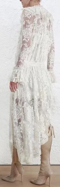 'Bowerbird' Asymmetrical Ruffle Dress