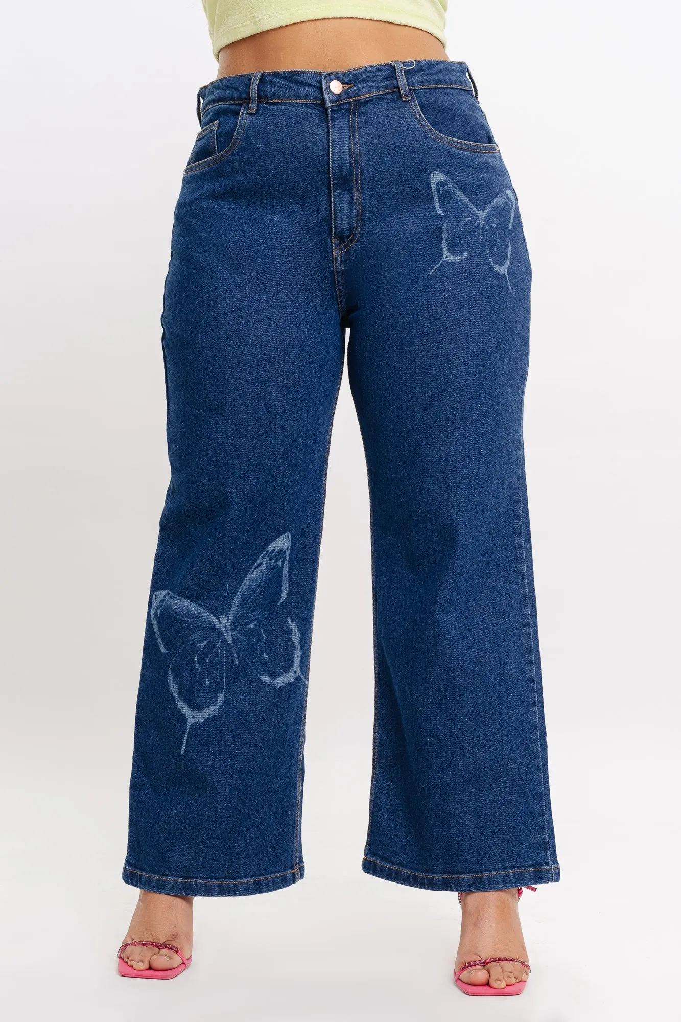 Butterfly Stretch Straight Jeans