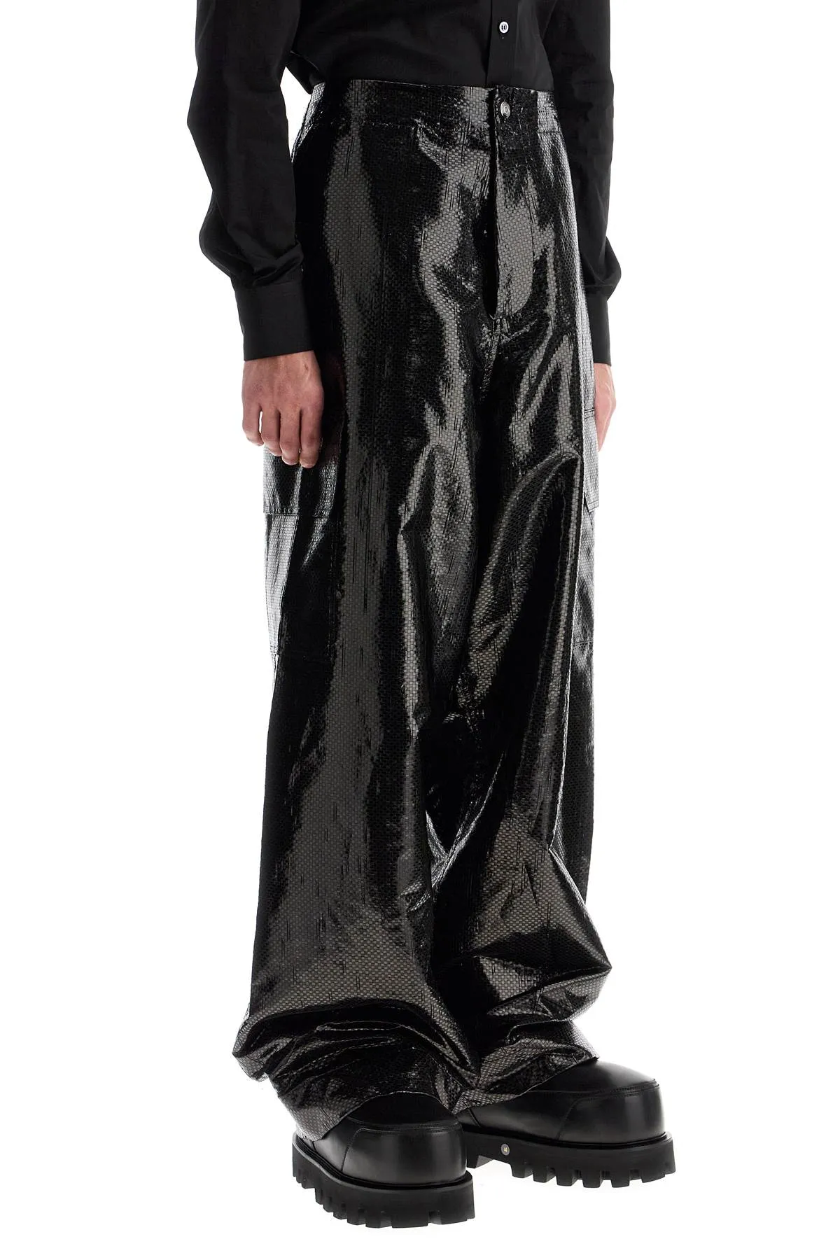 cargo canvas tarred trousers in