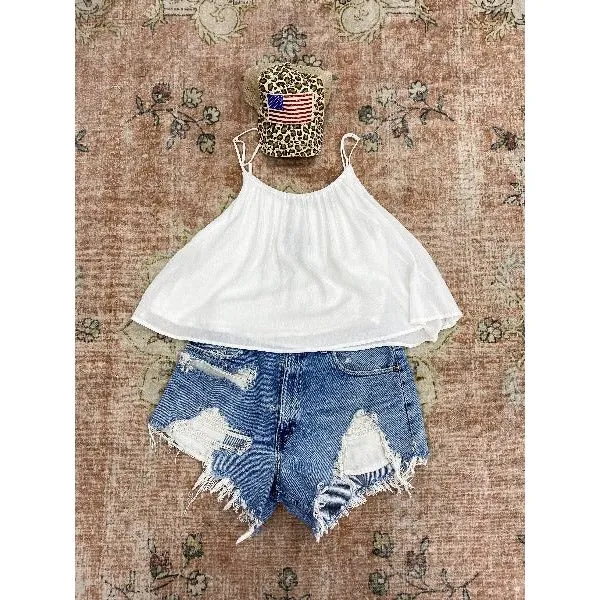 Custom Vintage Denim Shorts