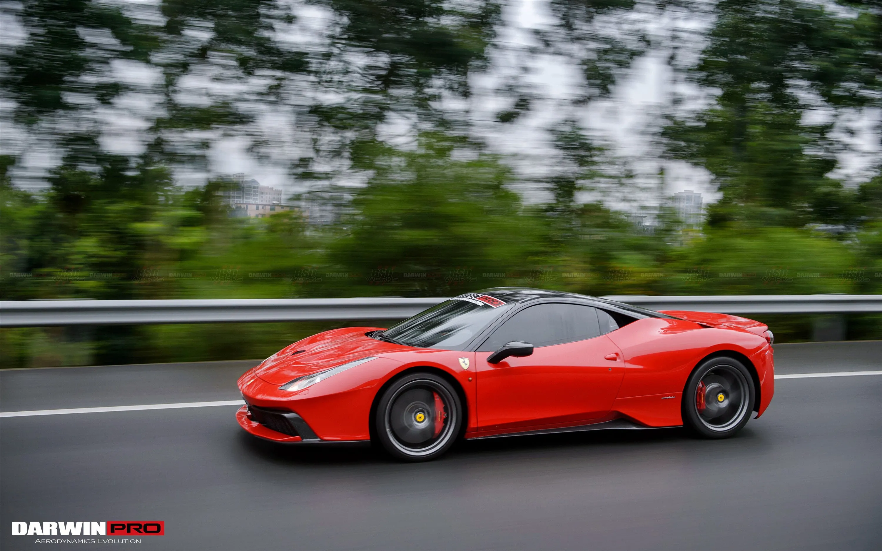 DarwinPRO 2010-2015 Ferrari 458 Coupe & Spider BKSS Style Side Skirts