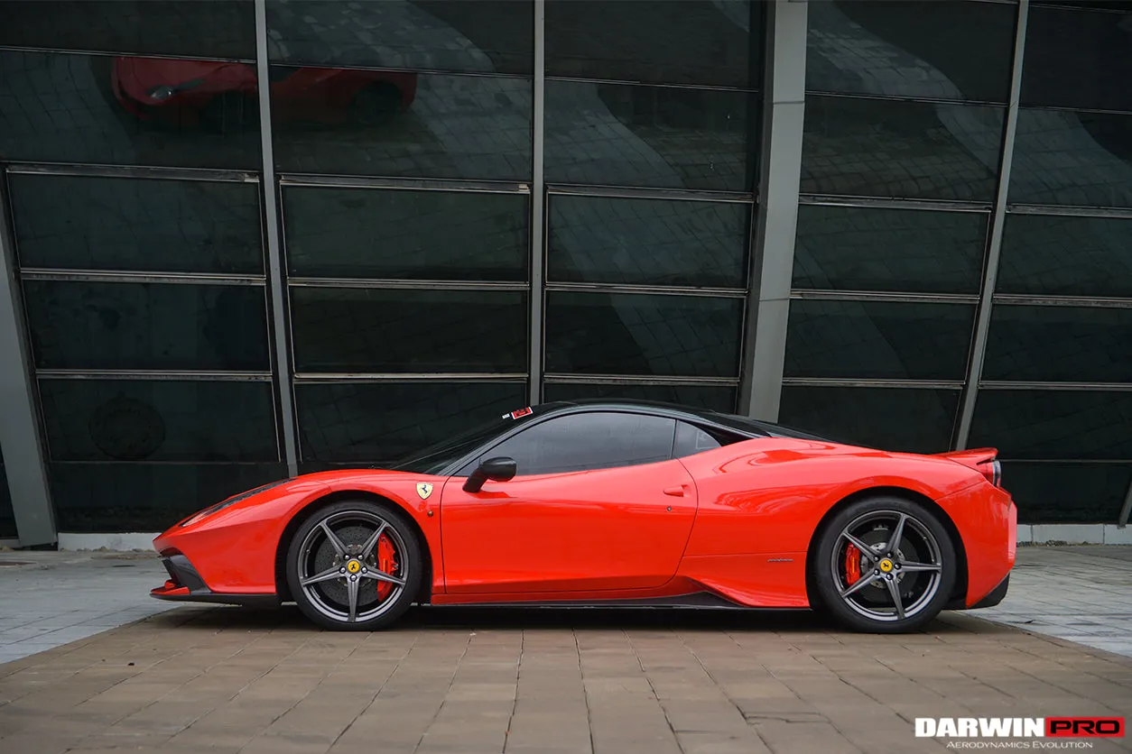 DarwinPRO 2010-2015 Ferrari 458 Coupe & Spider BKSS Style Side Skirts