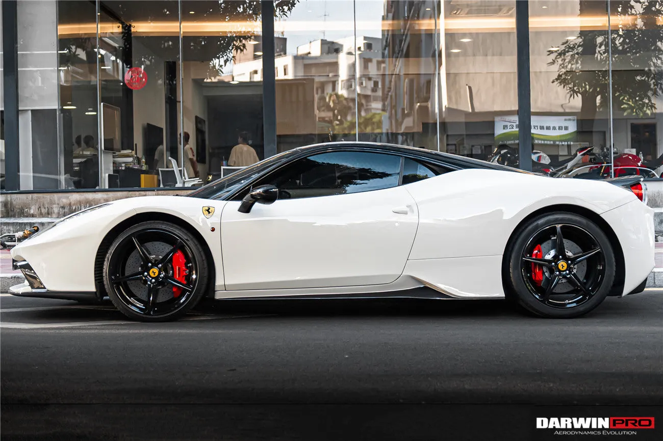 DarwinPRO 2010-2015 Ferrari 458 Coupe & Spider BKSS Style Side Skirts