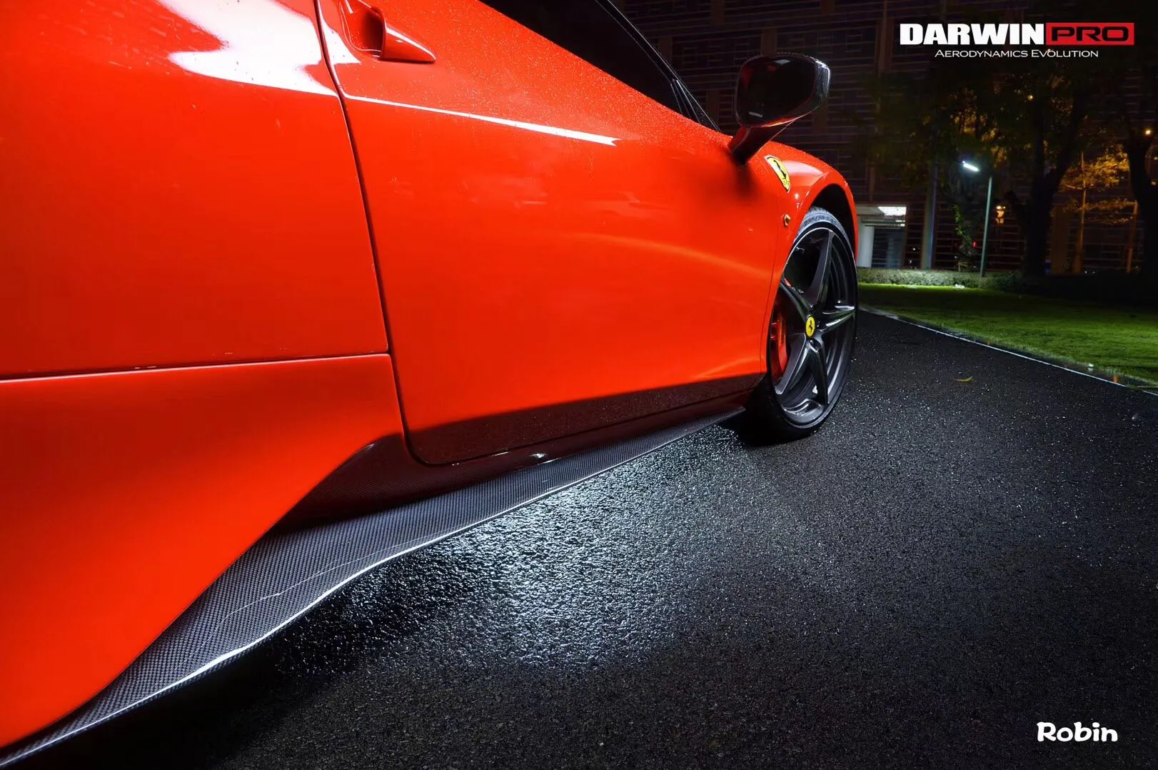 DarwinPRO 2010-2015 Ferrari 458 Coupe & Spider BKSS Style Side Skirts