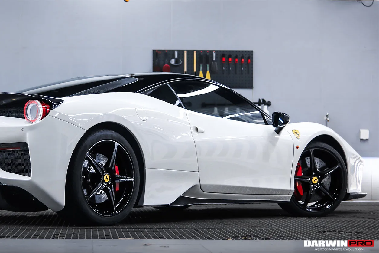 DarwinPRO 2010-2015 Ferrari 458 Coupe & Spider BKSS Style Side Skirts