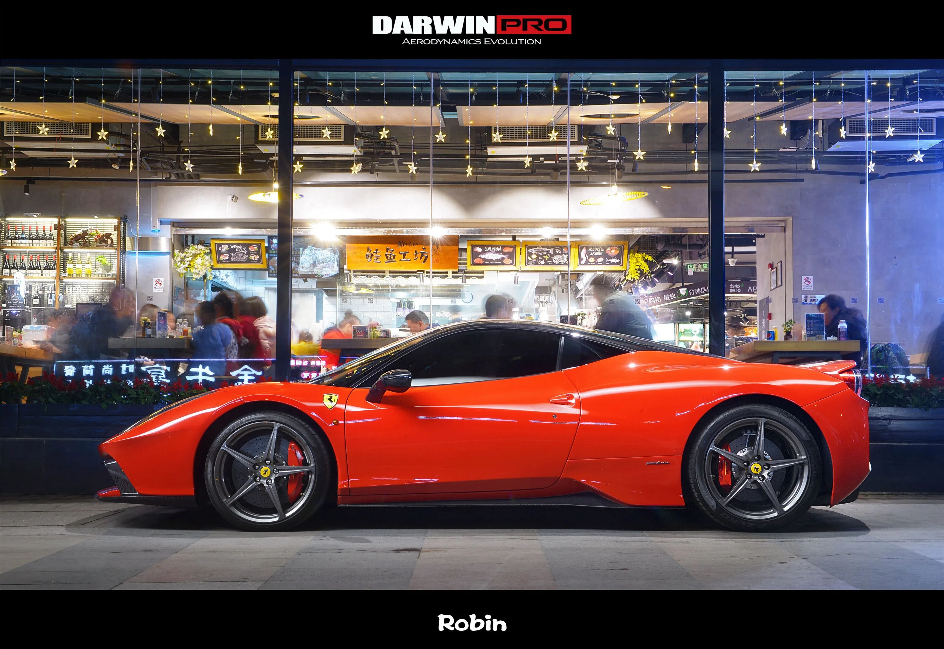 DarwinPRO 2010-2015 Ferrari 458 Coupe & Spider BKSS Style Side Skirts