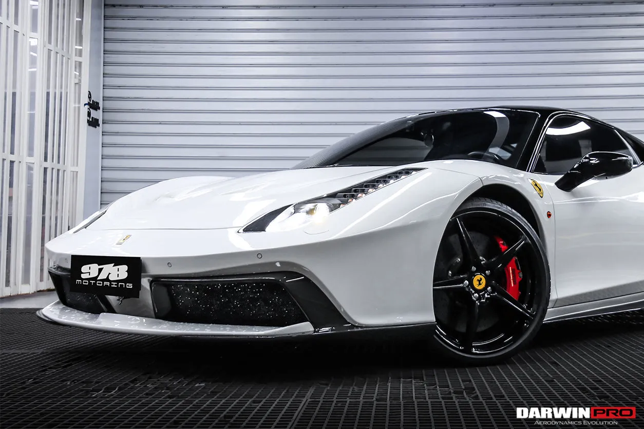 DarwinPRO 2010-2015 Ferrari 458 Coupe & Spider BKSS Style Side Skirts