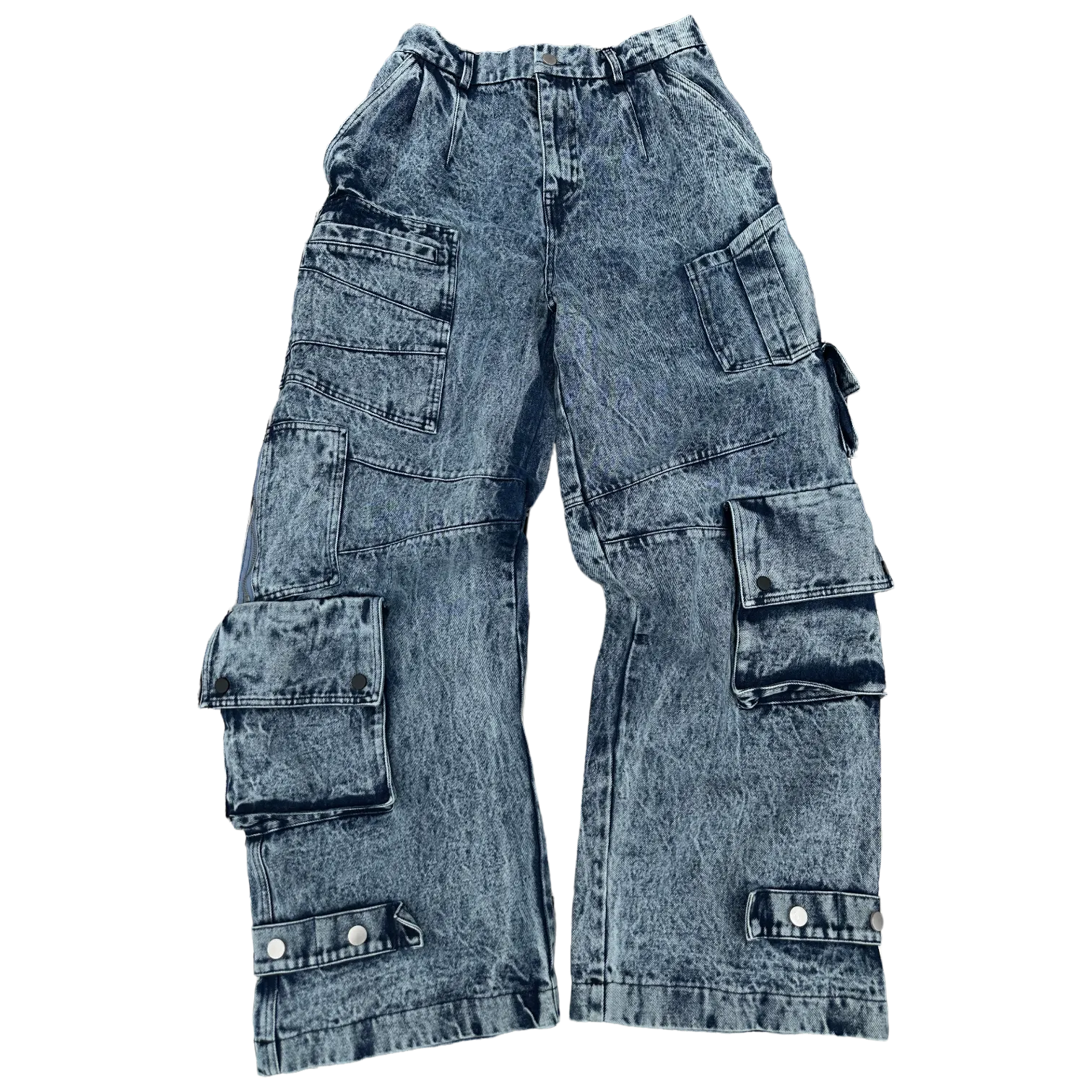DENIM CARGOS (BLUE)
