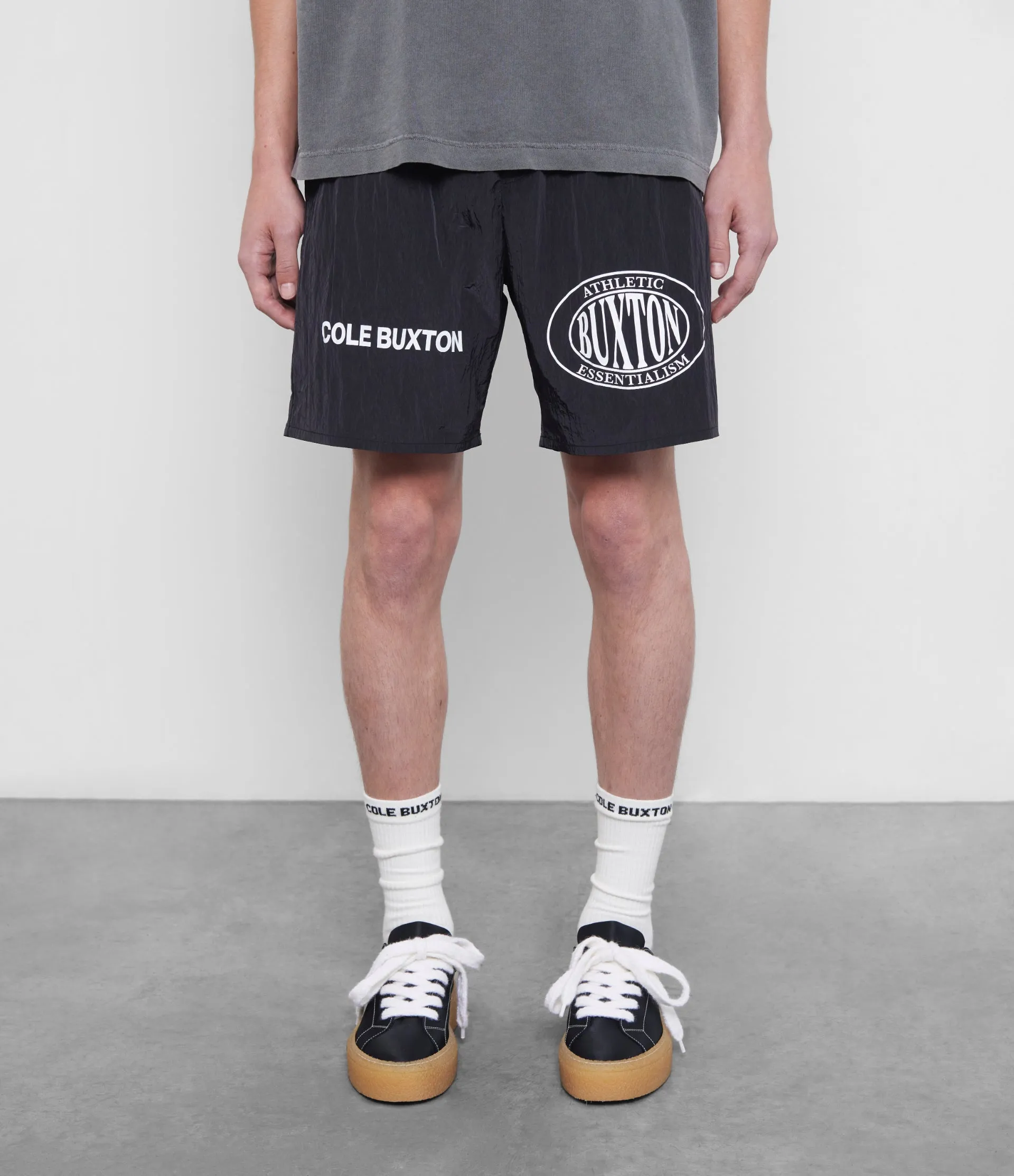 DOUBLE SPORTS LOGO TECH SHORTS