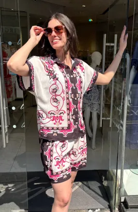 Floral Print Shorts