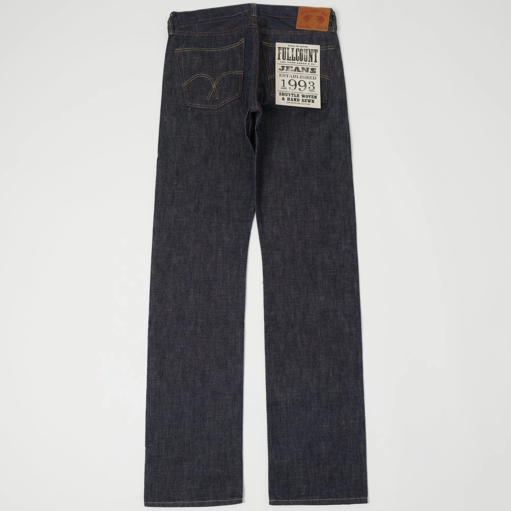 Full Count 1108 13.7oz Regular Straight Jean - Raw