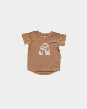 Kids Screen-Printed Tee in Rainbow