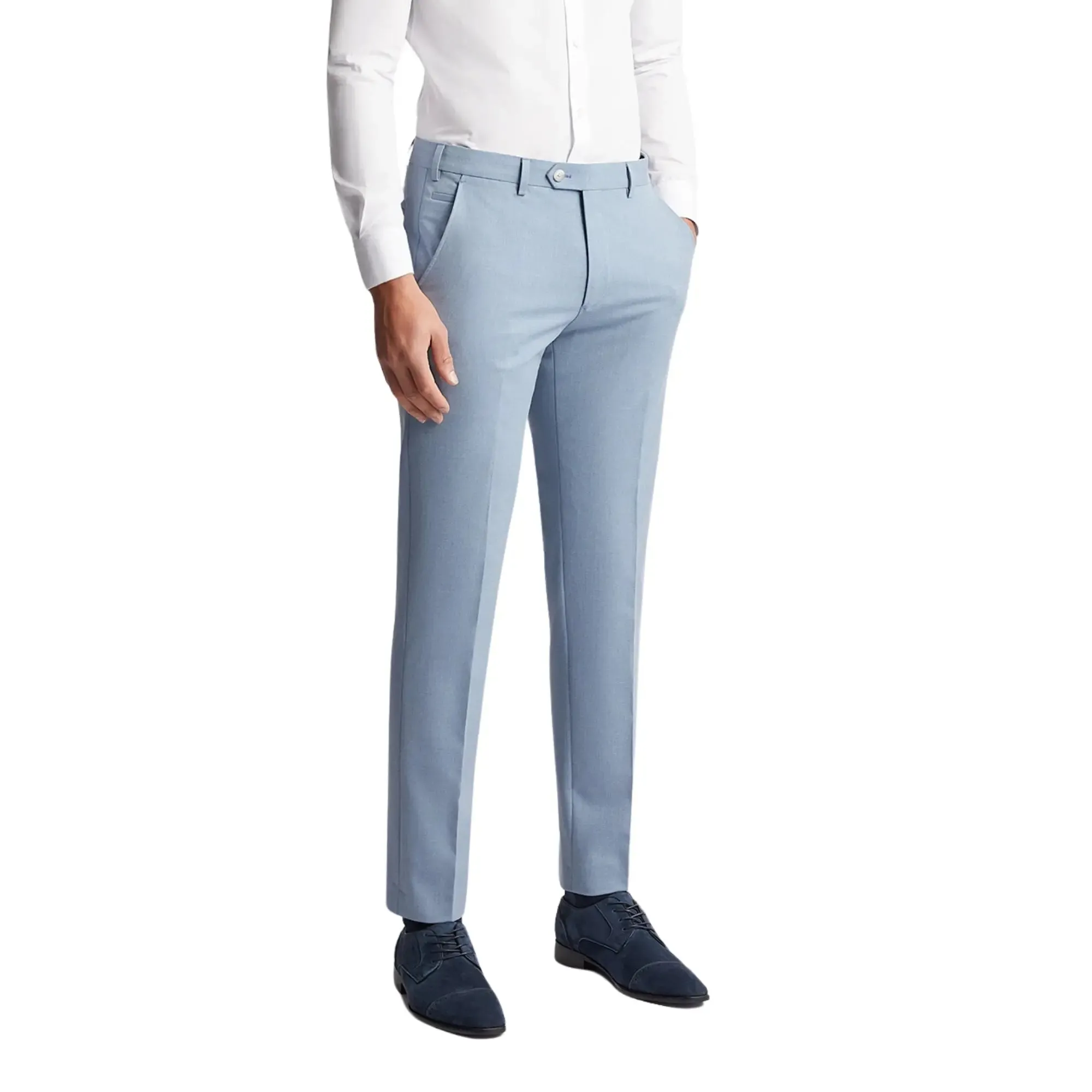 Massa Suit Trousers - Sky Blue