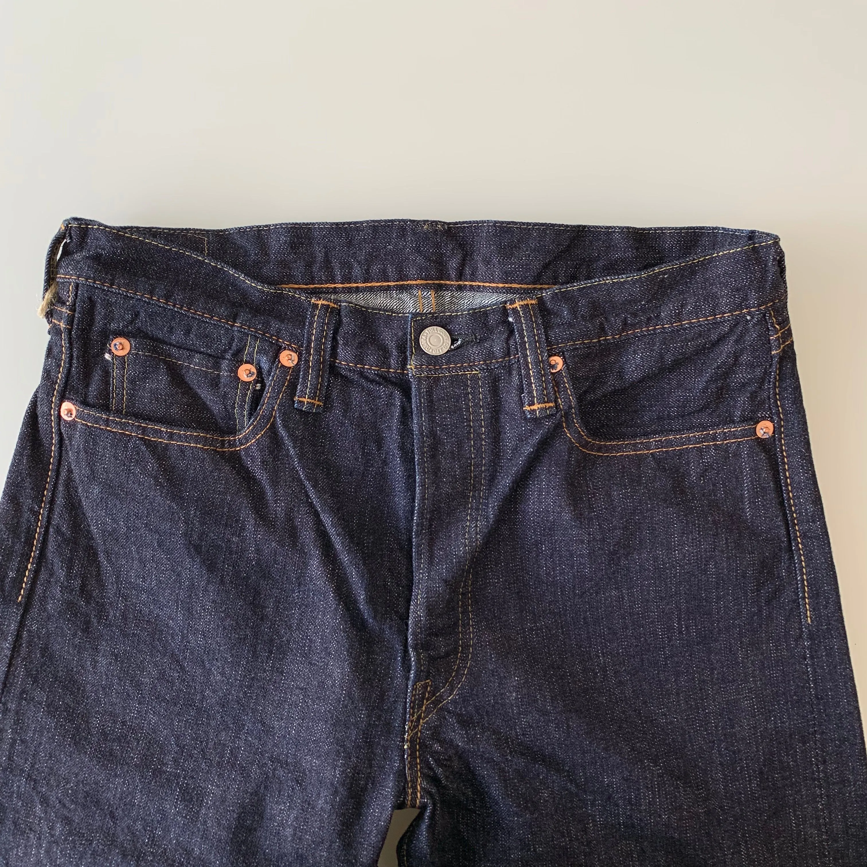 Narrow Straight Denim 14.5oz. Selvedge Slub Yarn - OW - 1108SLW