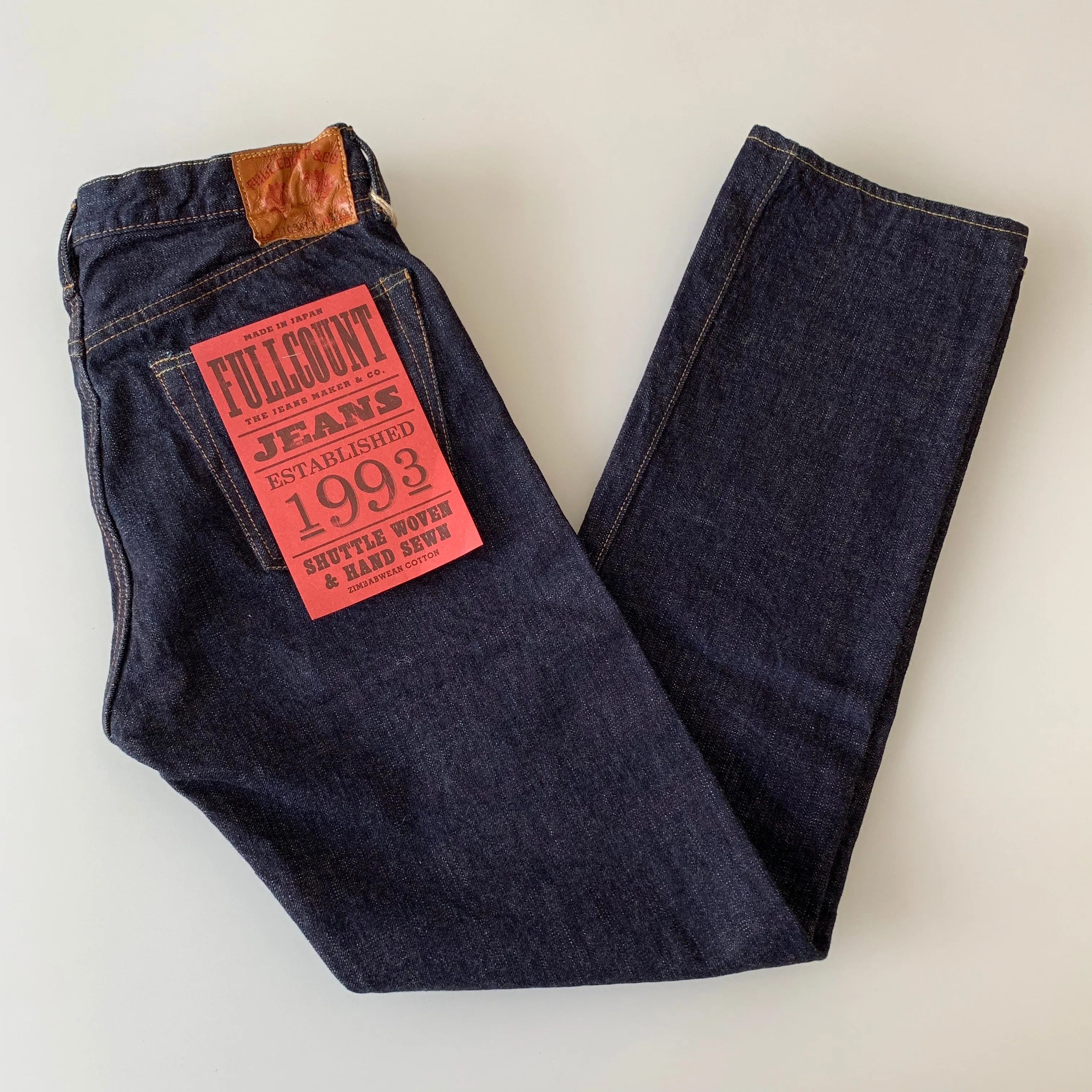 Narrow Straight Denim 14.5oz. Selvedge Slub Yarn - OW - 1108SLW