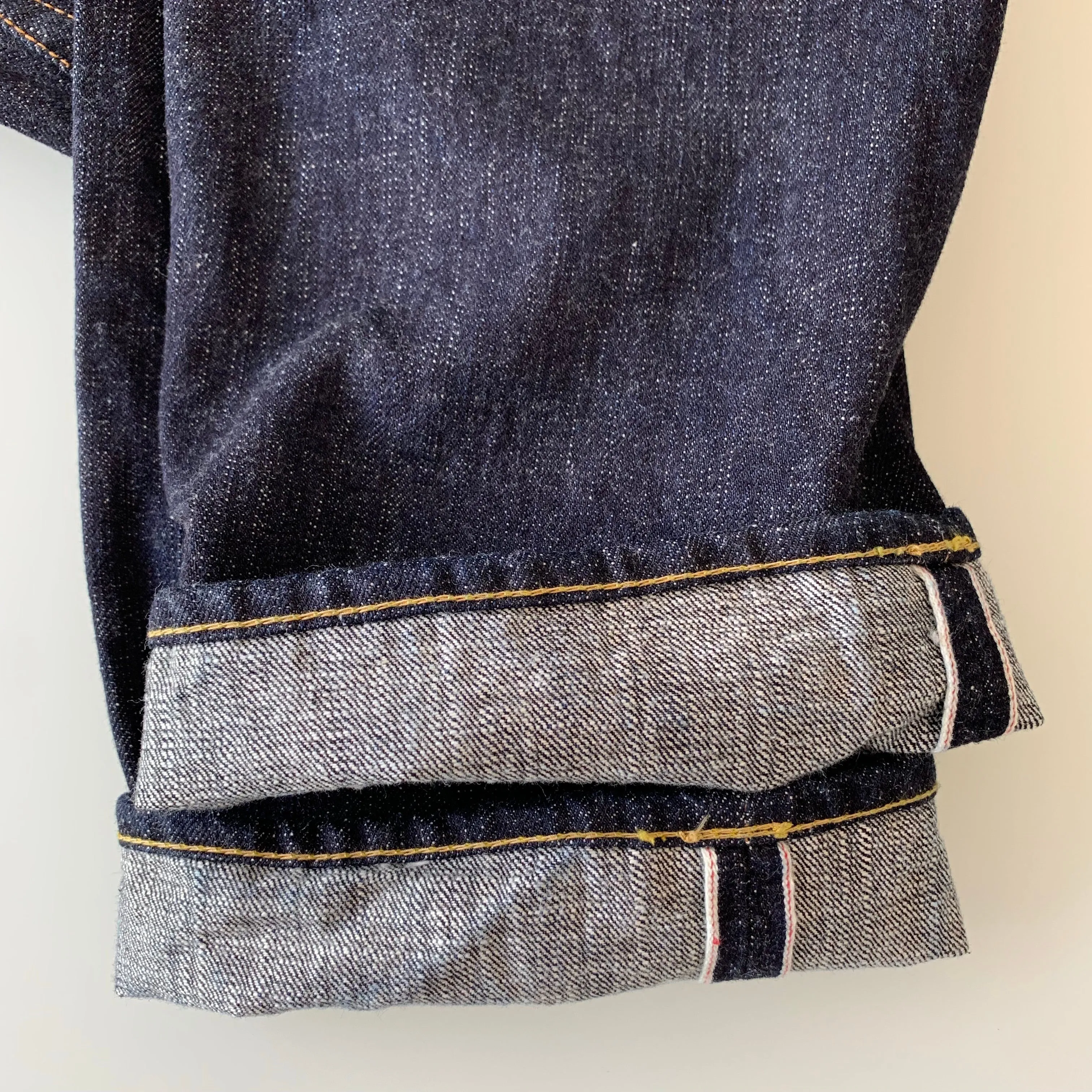 Narrow Straight Denim 14.5oz. Selvedge Slub Yarn - OW - 1108SLW
