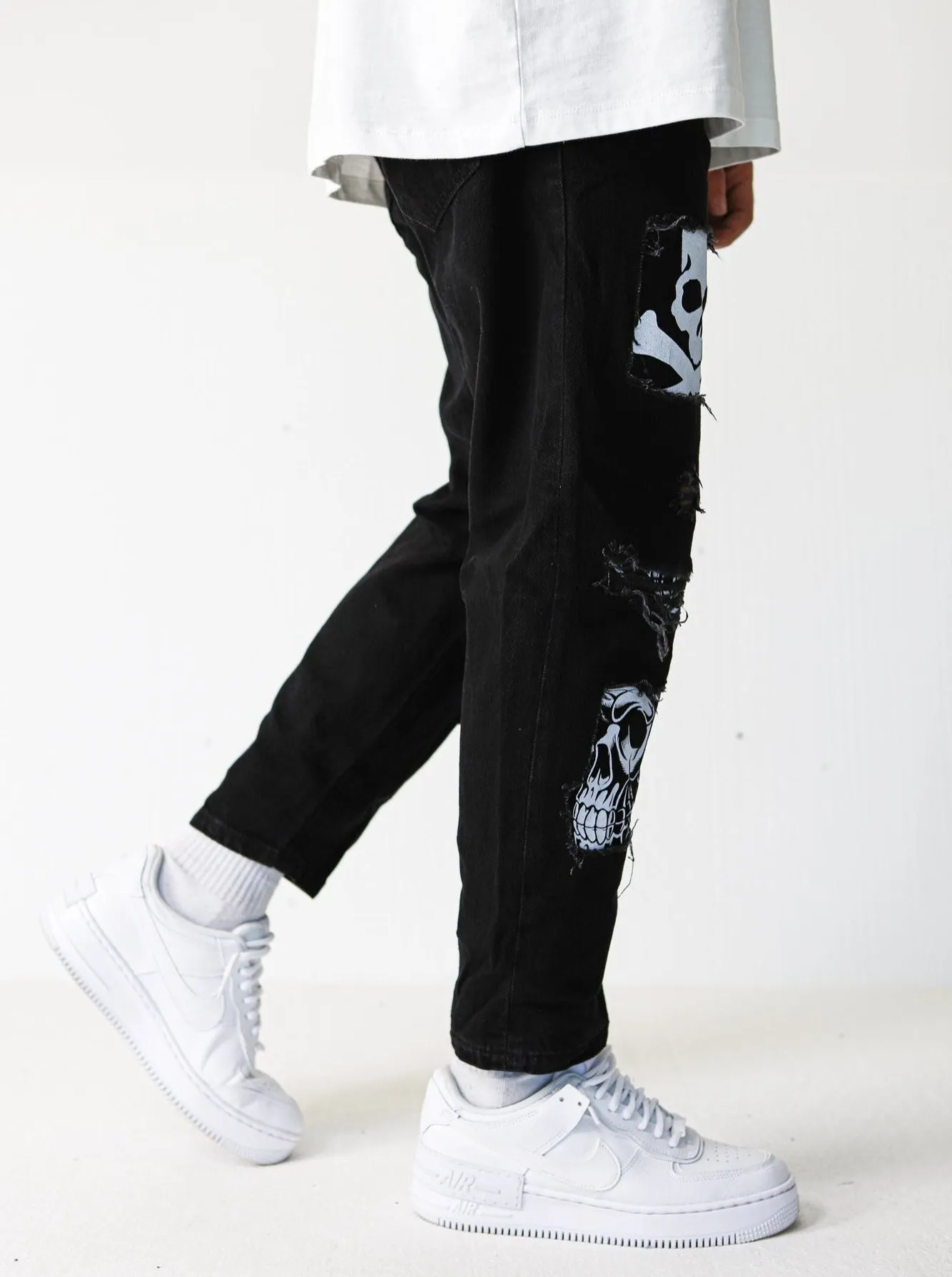Pirate Relaxed Fit Printed Jeans