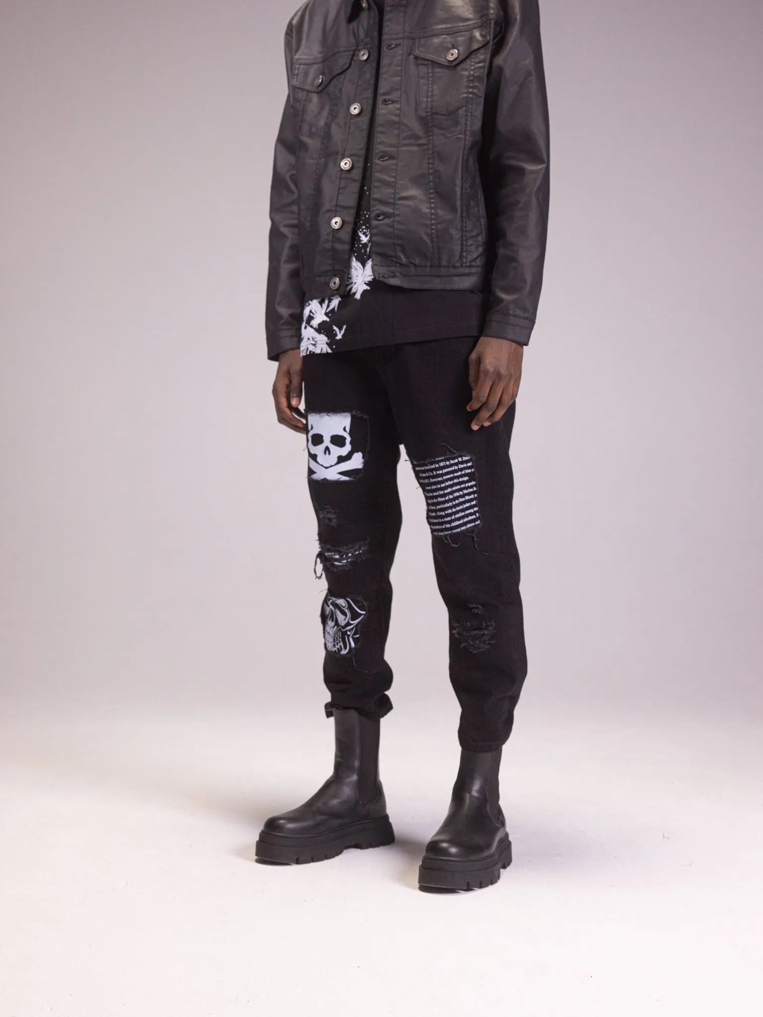 Pirate Relaxed Fit Printed Jeans