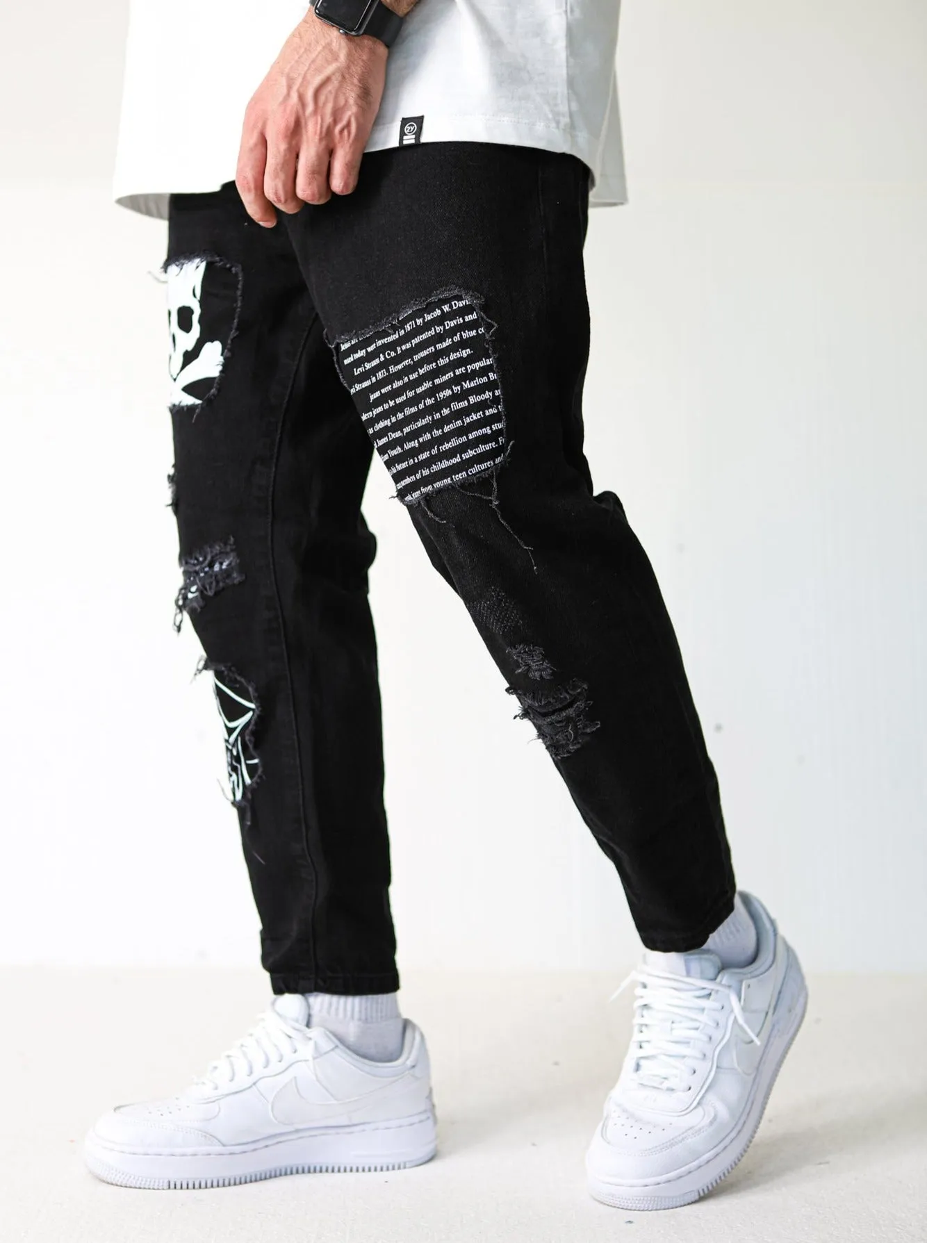 Pirate Relaxed Fit Printed Jeans