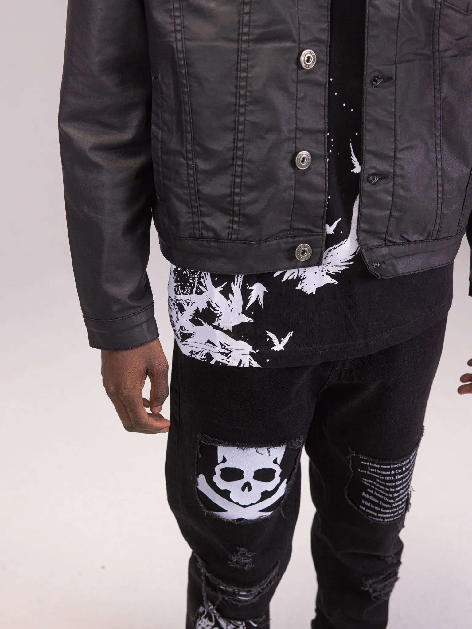 Pirate Relaxed Fit Printed Jeans