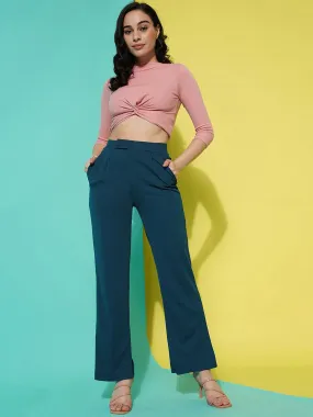 Rama Mid-Rise Regular Fit Slip-On Trousers
