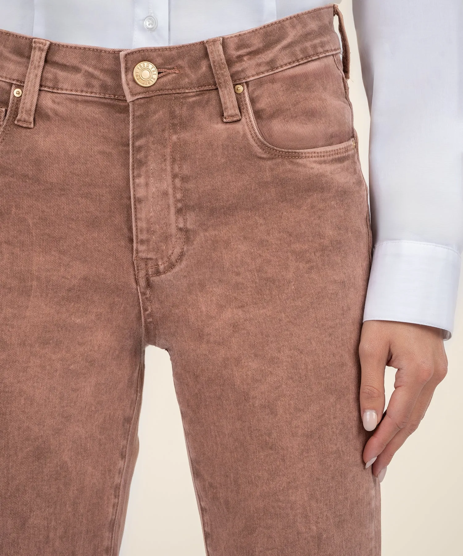 Reese High Rise Ankle Straight Leg