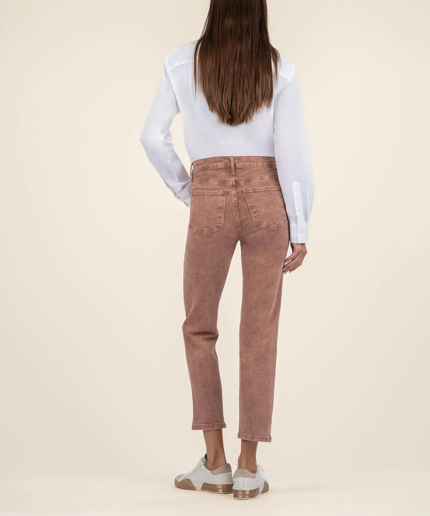 Reese High Rise Ankle Straight Leg