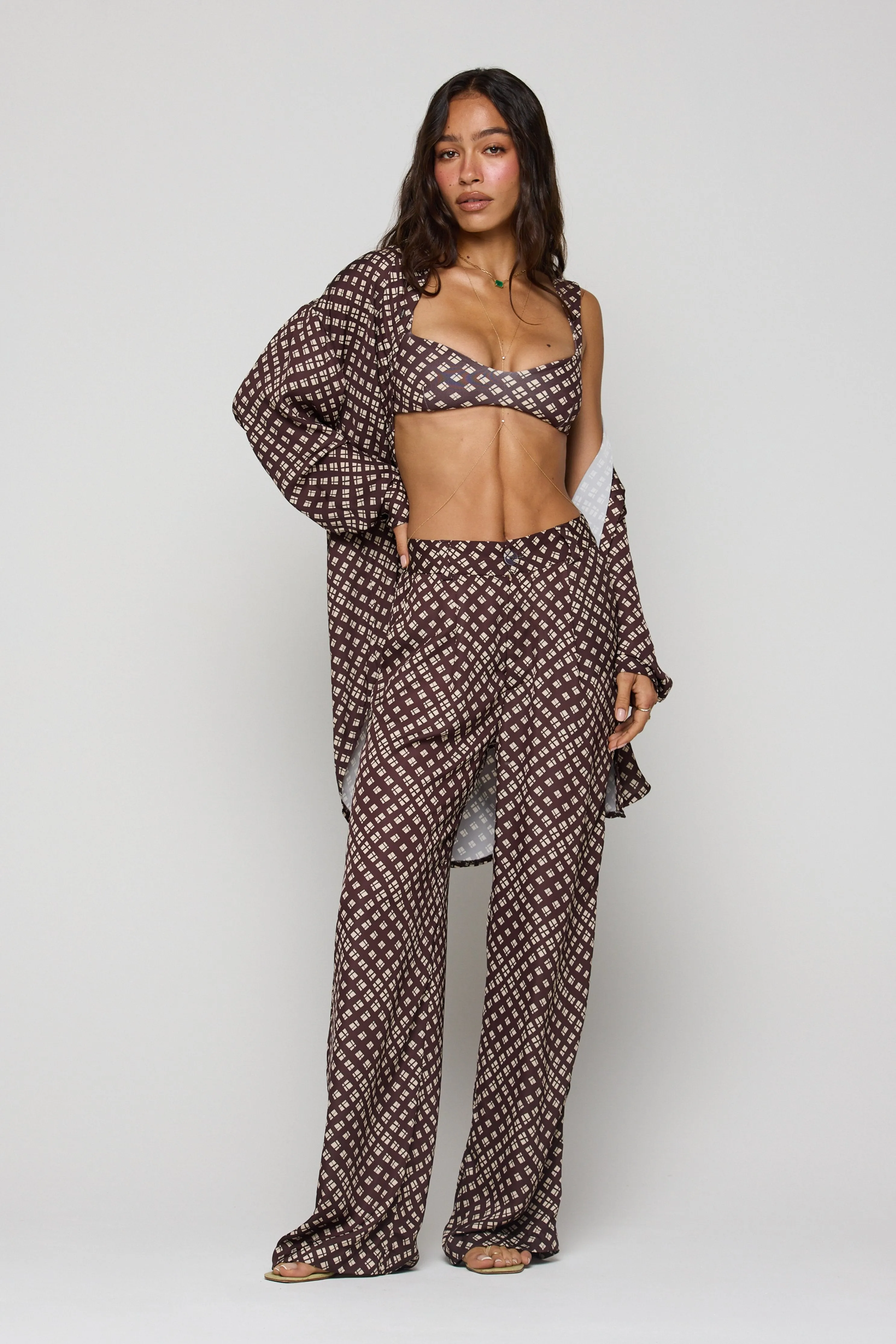 Sasha Trouser in Mocha