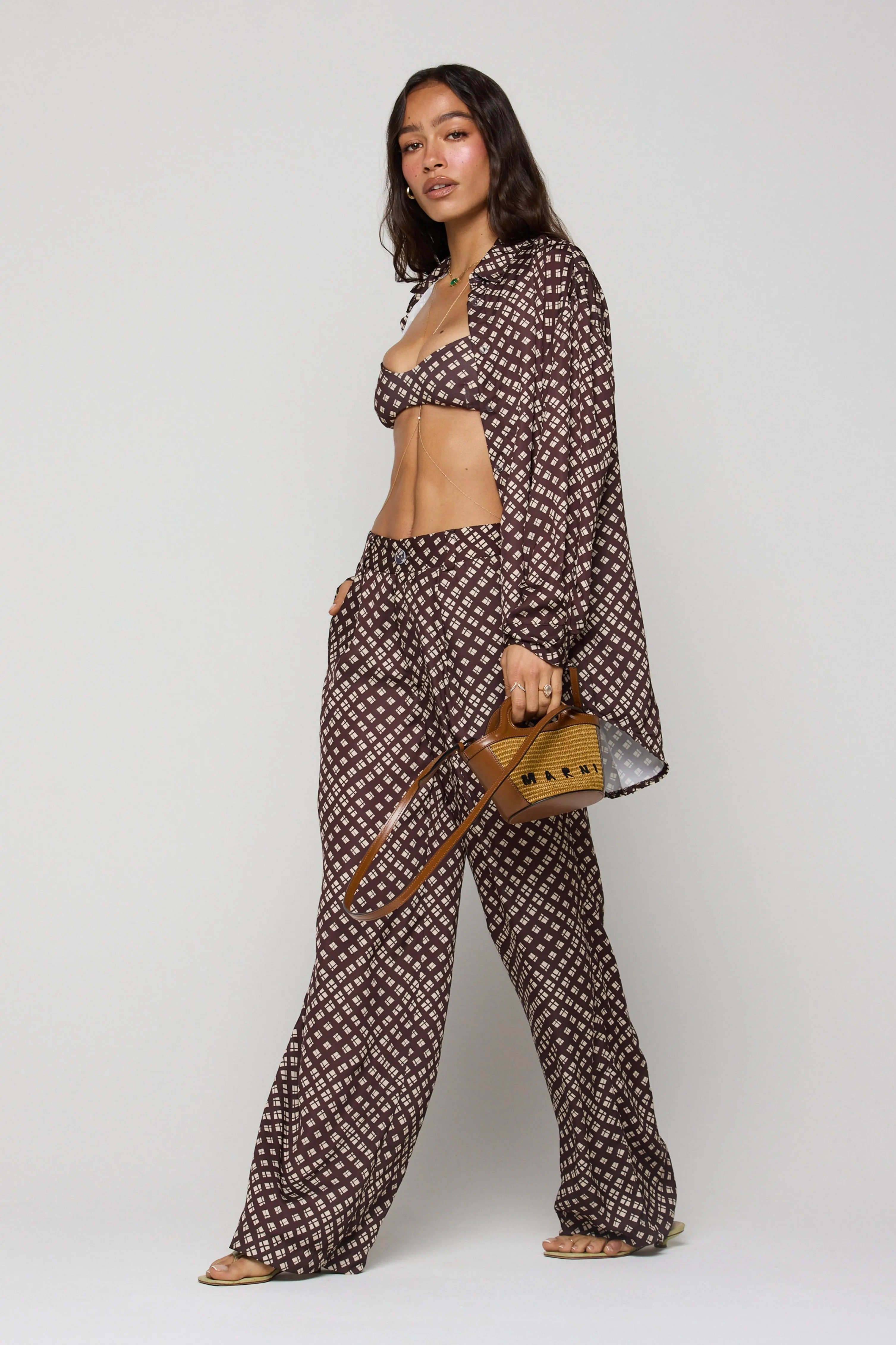 Sasha Trouser in Mocha