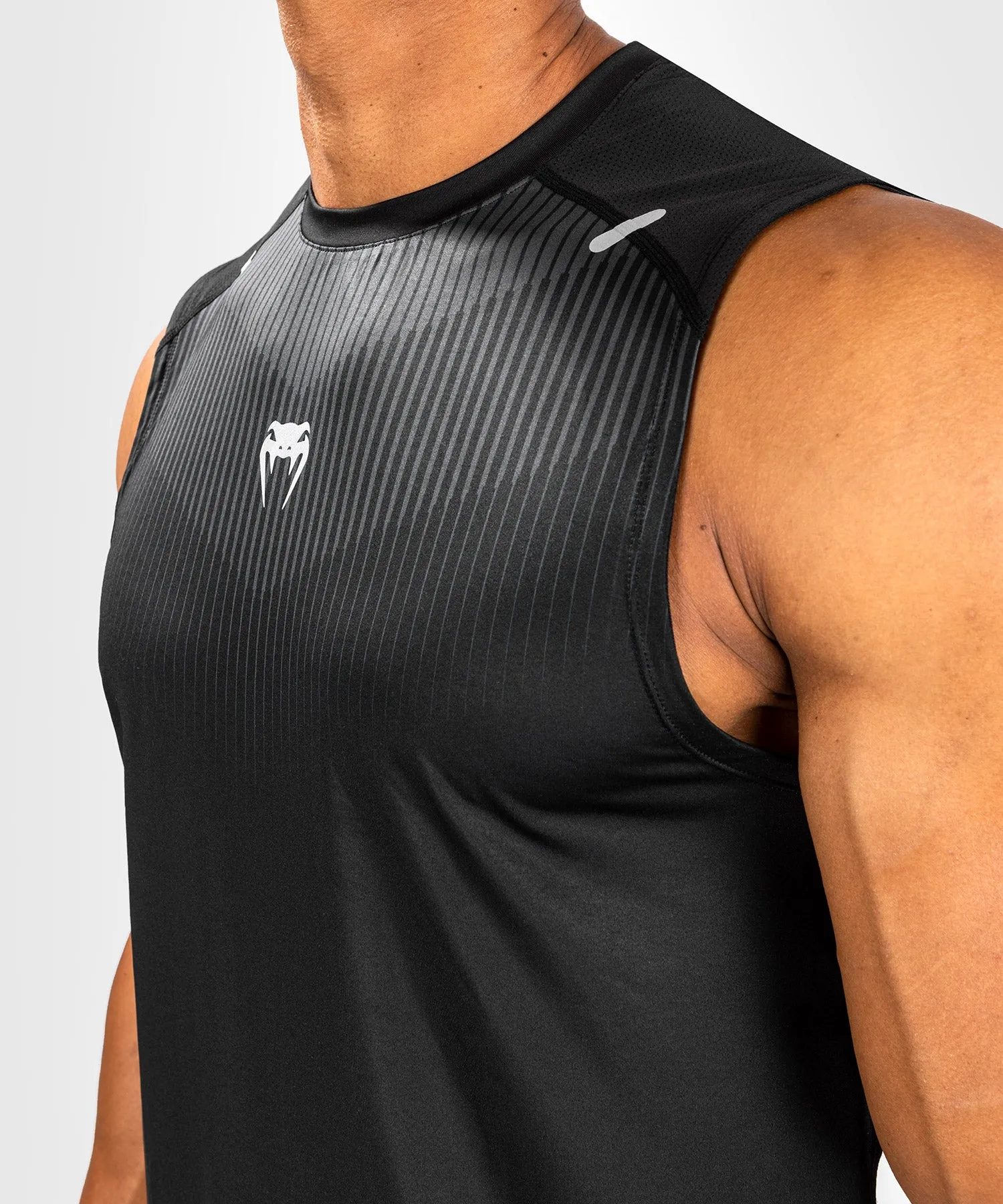 Venum Biomecha Dry Tech Mens Performance Tank Top - Black/Grey Athletic Wear