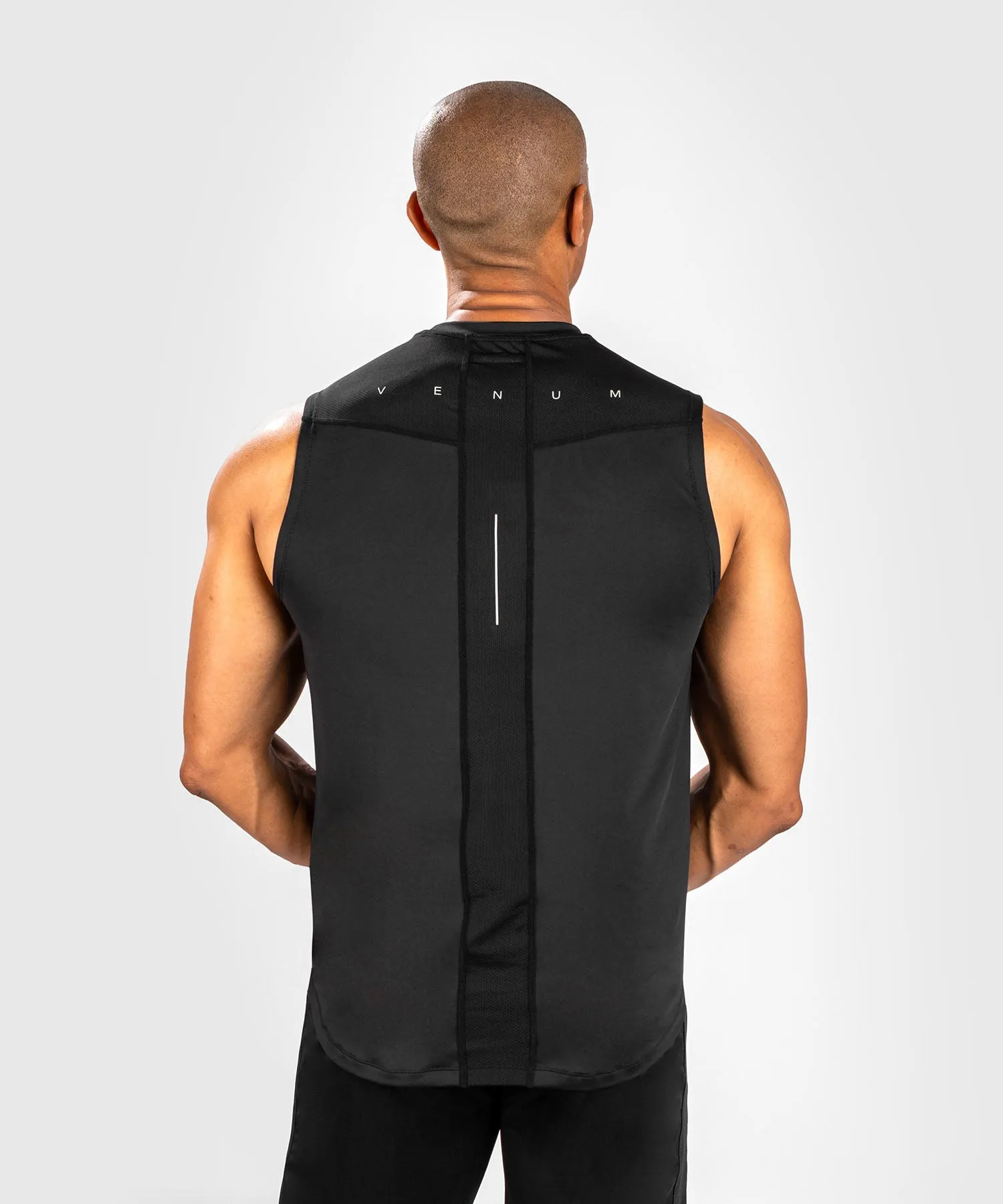 Venum Biomecha Dry Tech Mens Performance Tank Top - Black/Grey Athletic Wear