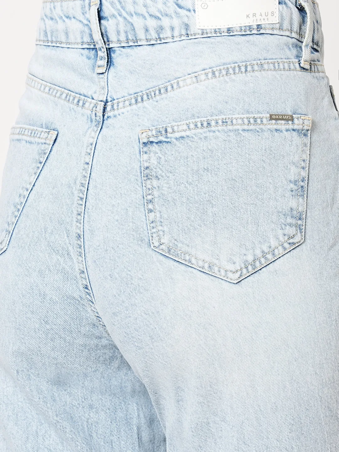 Women High-Rise Slim Straight Fit Jeans